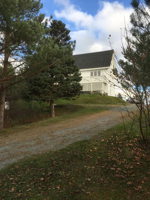 View from beginning of driveway