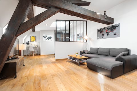 Elegant A/C loft - Lyon City Center Terreaux