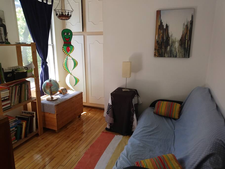 Chambre d'ami ouverte