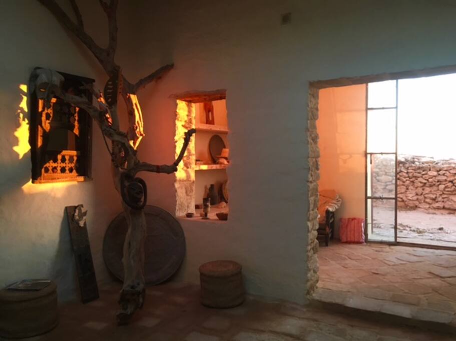 House at sunset
