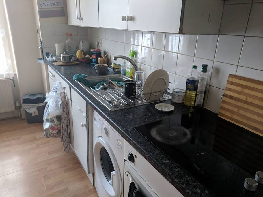 kitchen in living room