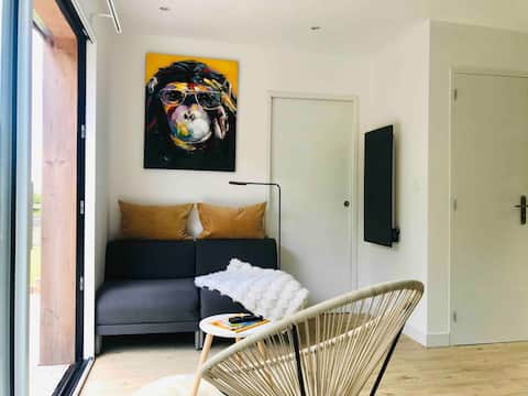 Top Airbnb: NEW 3* gîte with all amenities and garden NATURE- SEA in Telgruc Sur Mer