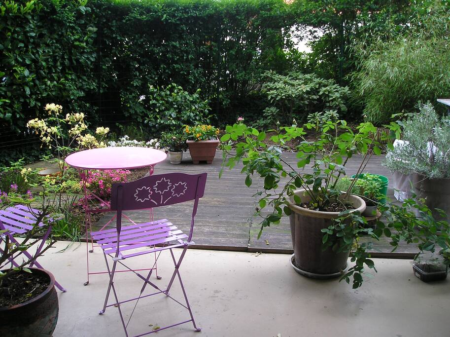 Loggia et terrasse vu de votre chambre