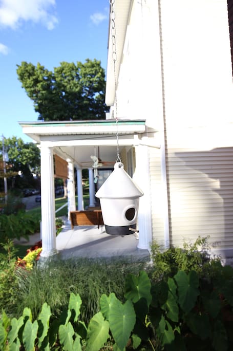 Plants, birds, and the hum of insects will keep you company... we hope you enjoy your stay.