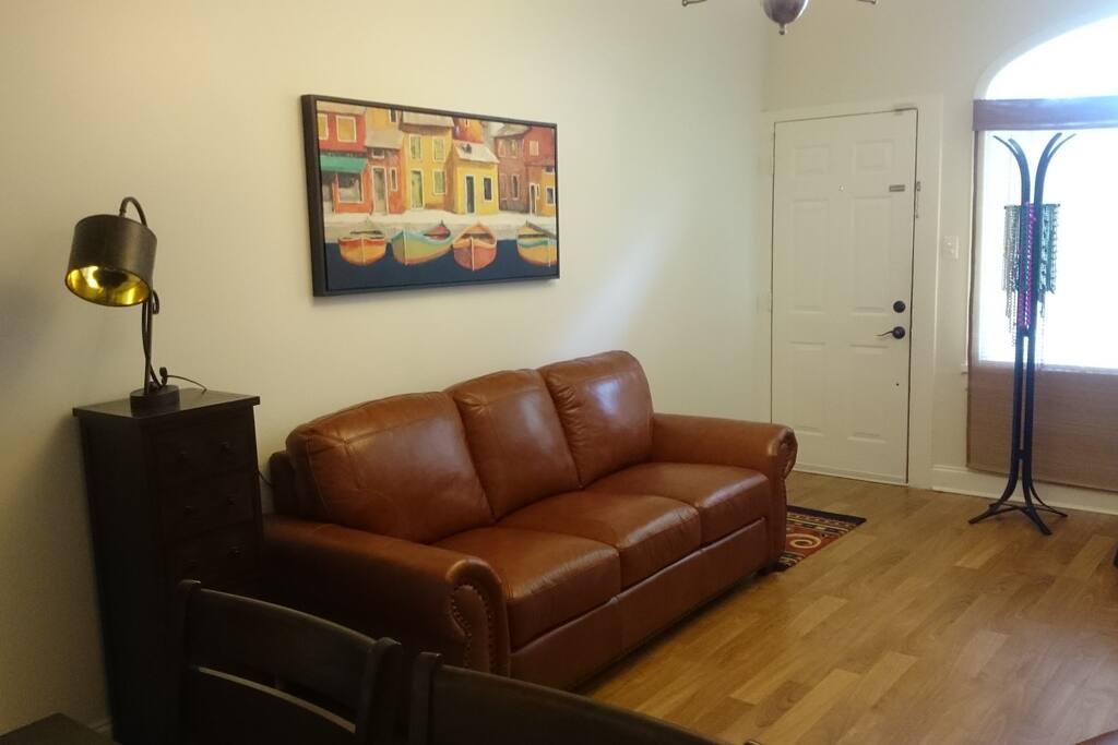 New sofa in the living room.
