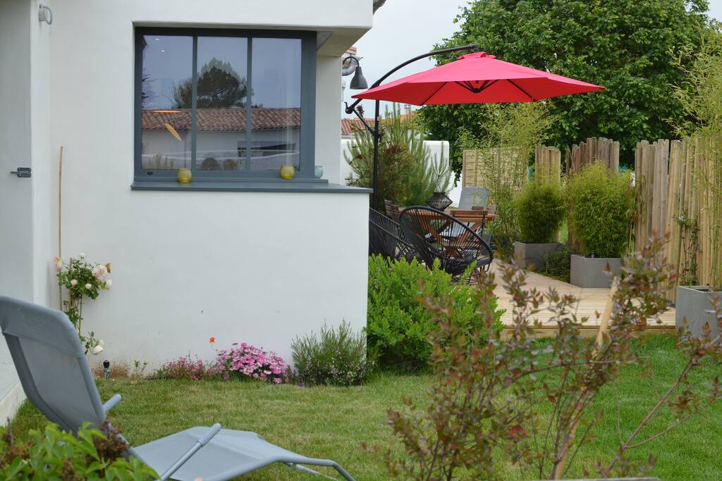 Chambre donnant sur le jardin
