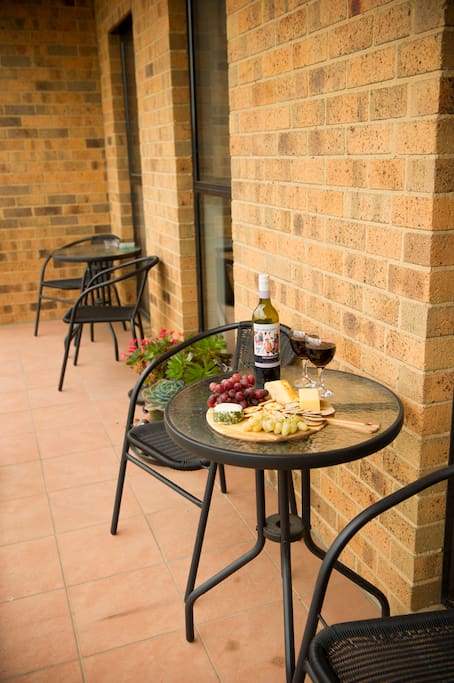 Enjoy and relax after a day out with a glass of wine