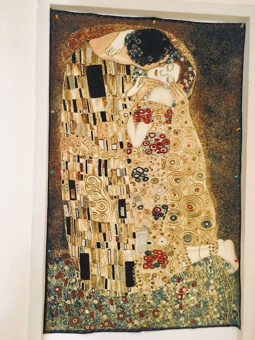 Tapiz decorativo El Beso de Klimt