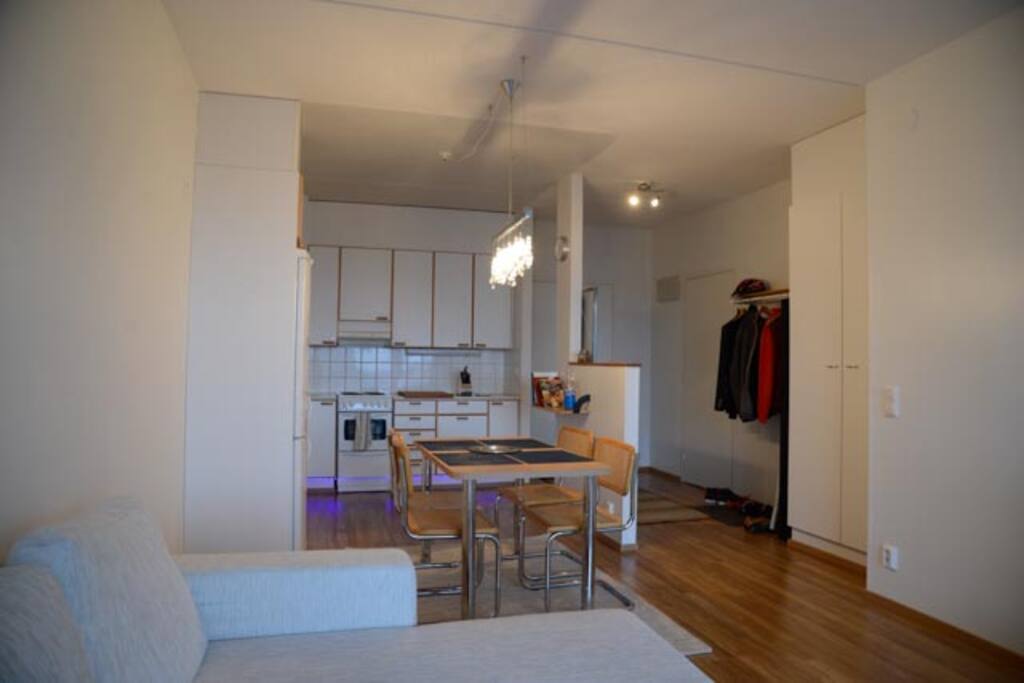 Kitchen and dining area