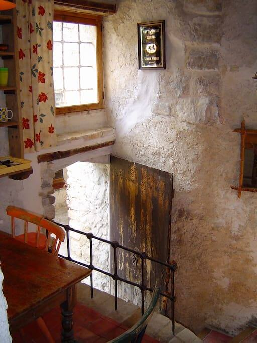 l'entrée du gîte Rose