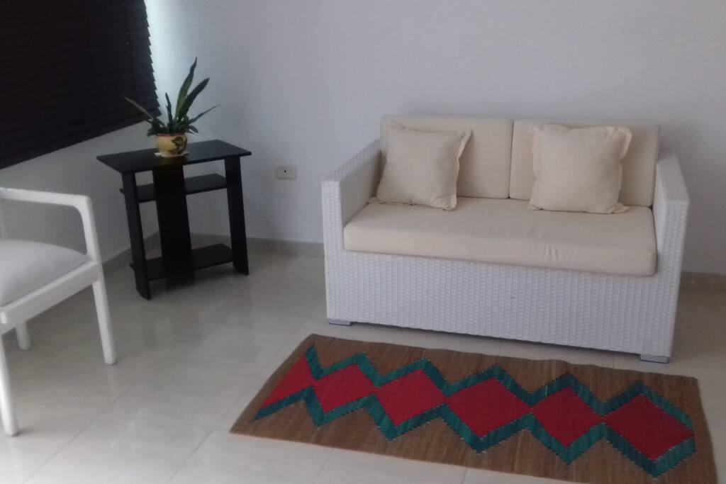 Sala Minimlista,elaborada por artesanos de la región Caribe
