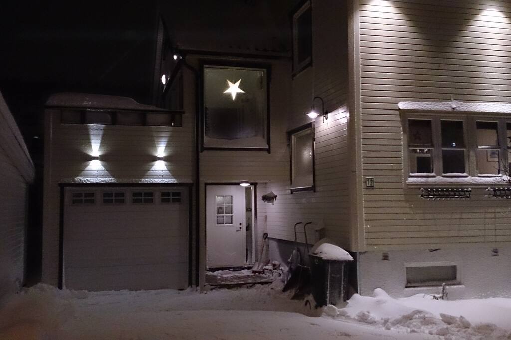 Main entrance in winter