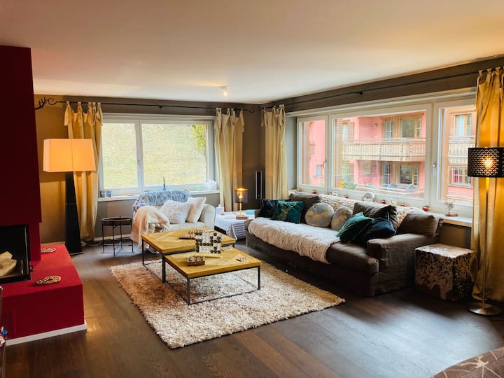Luxurious 167sqm Apartment Mountain View- Klosters - Klosters-Serneus