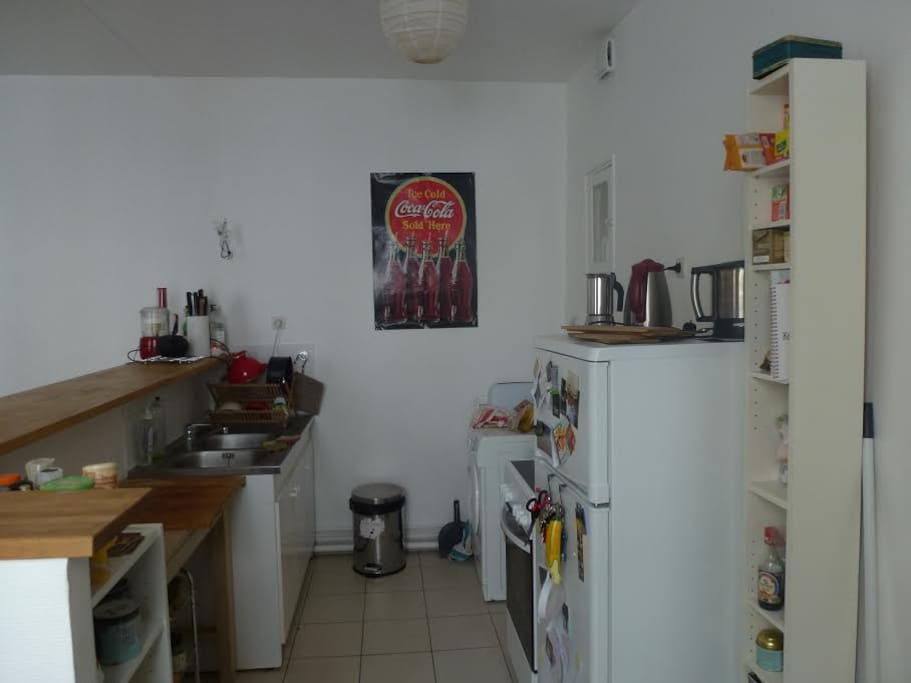 Cuisine spacieuse et ouverte