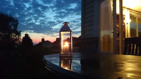 Large appartment with nice garden for 4-6 people