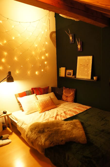 Your room. It's small but very cozy.