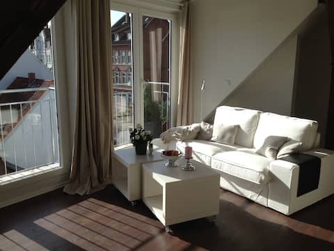 HOME with wide views over Lüneburg