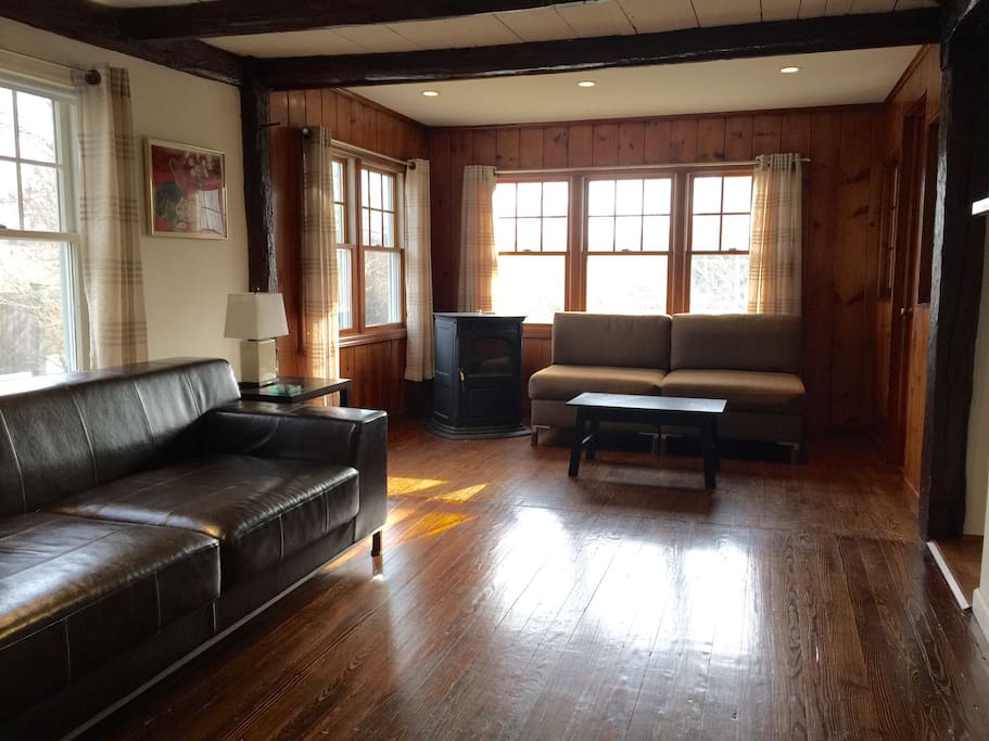 Living room. Has a lot of light and sun.