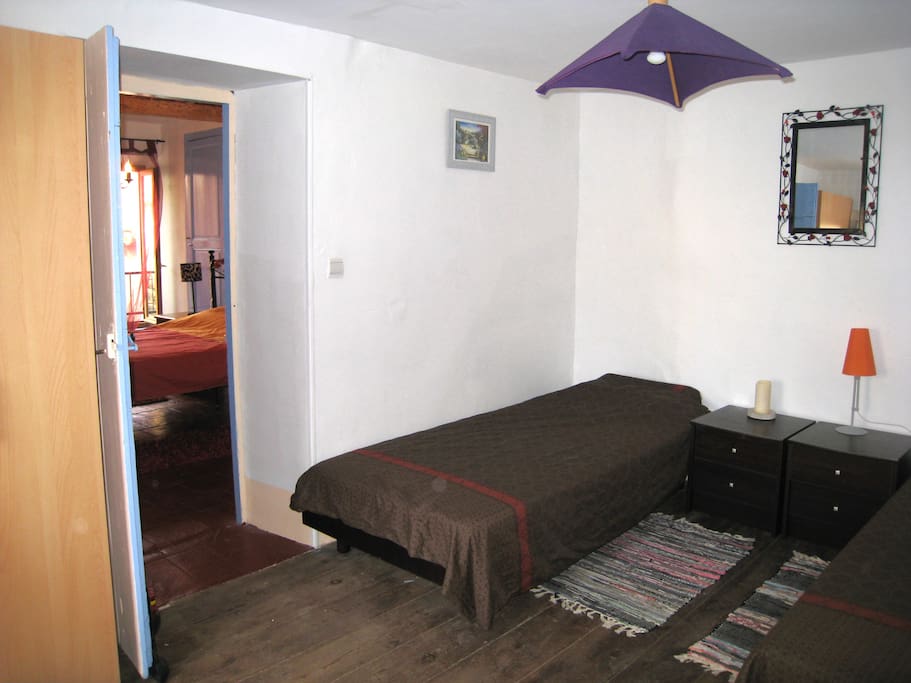 Great twin bedroom for the children or friends