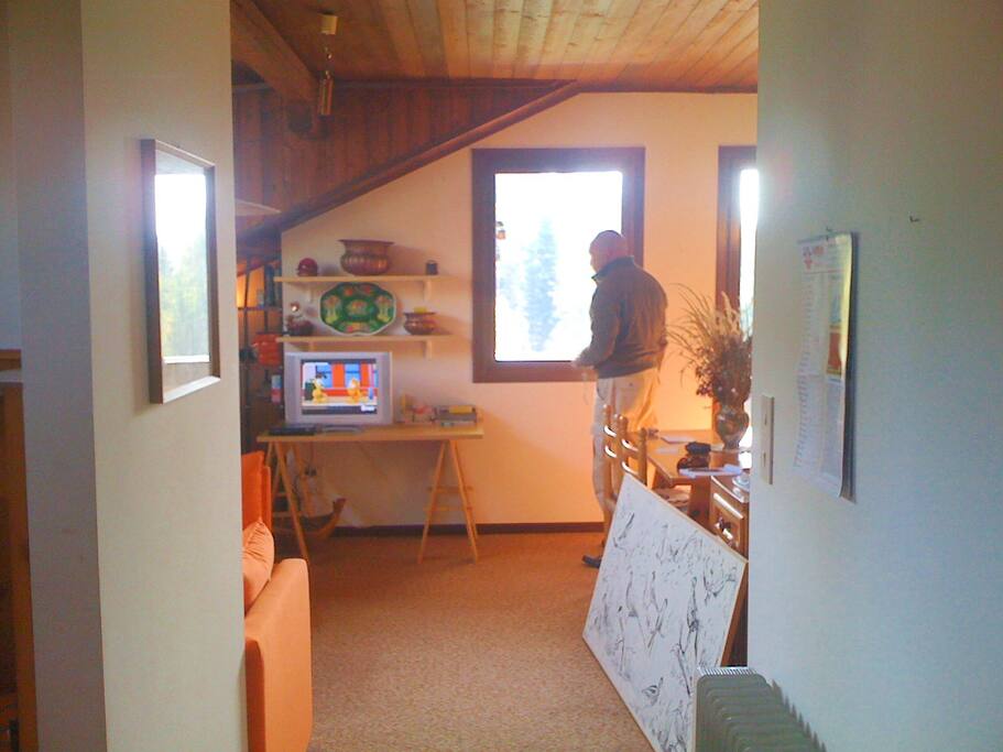 Vista dall'ingresso
