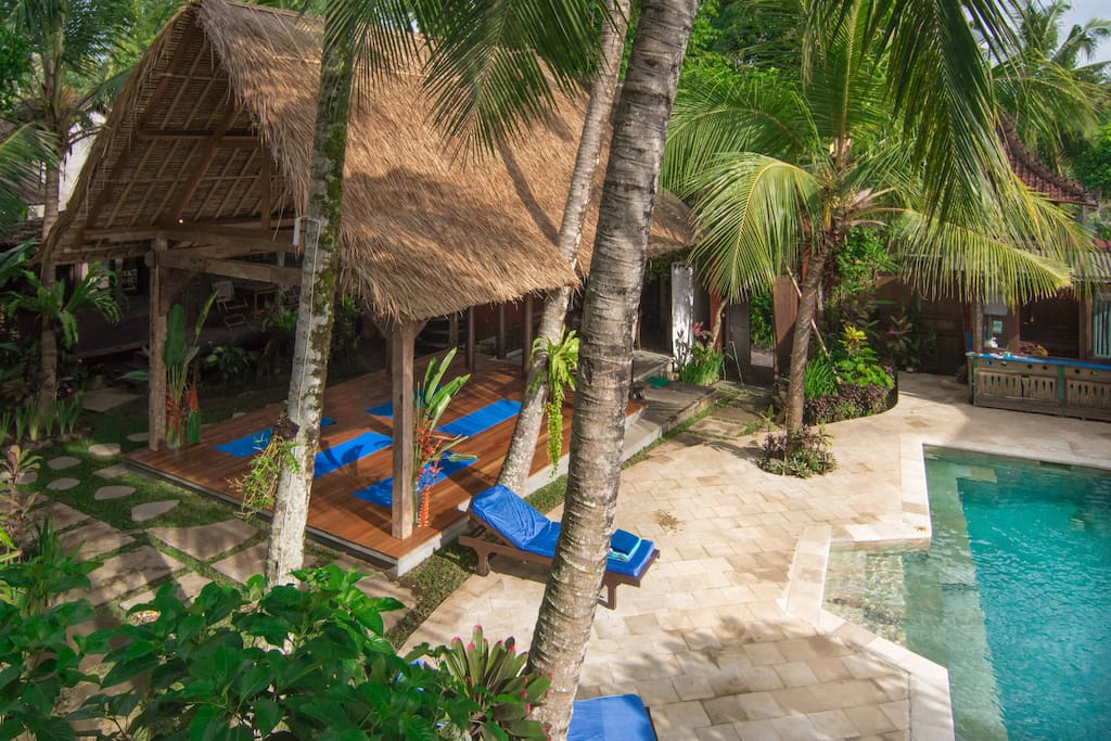 Joglo Saraswati enjoys a birds eye view of the Sanctuary.