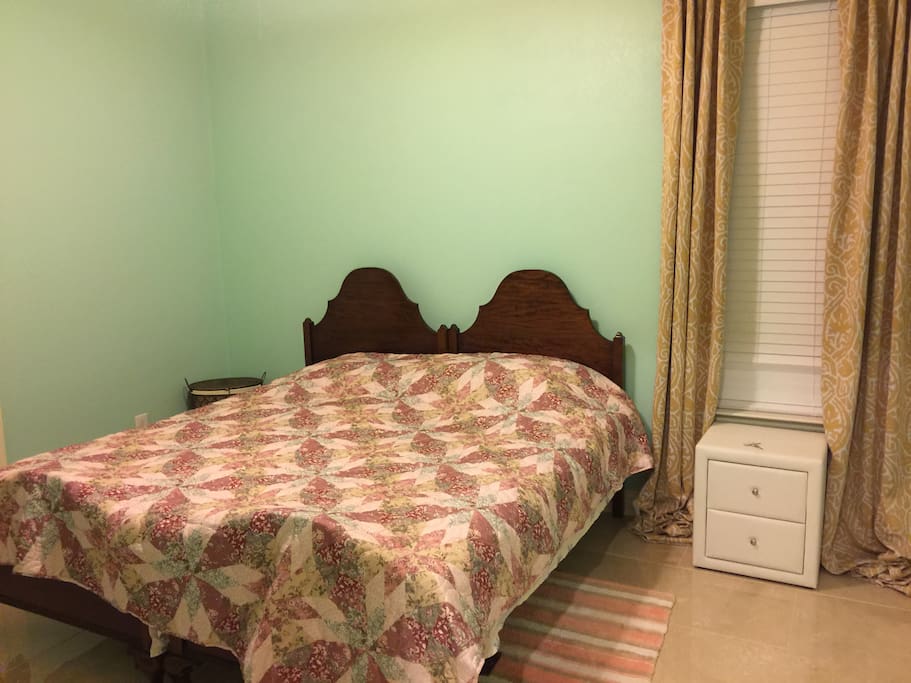 Double Beds with side table