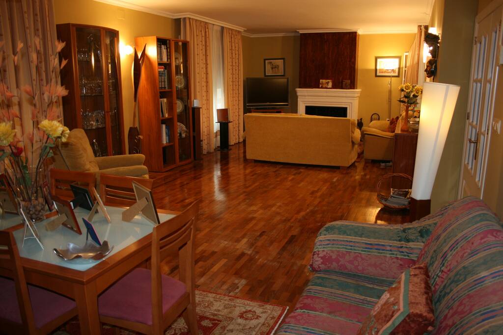 Salon de 50mts con chimenea