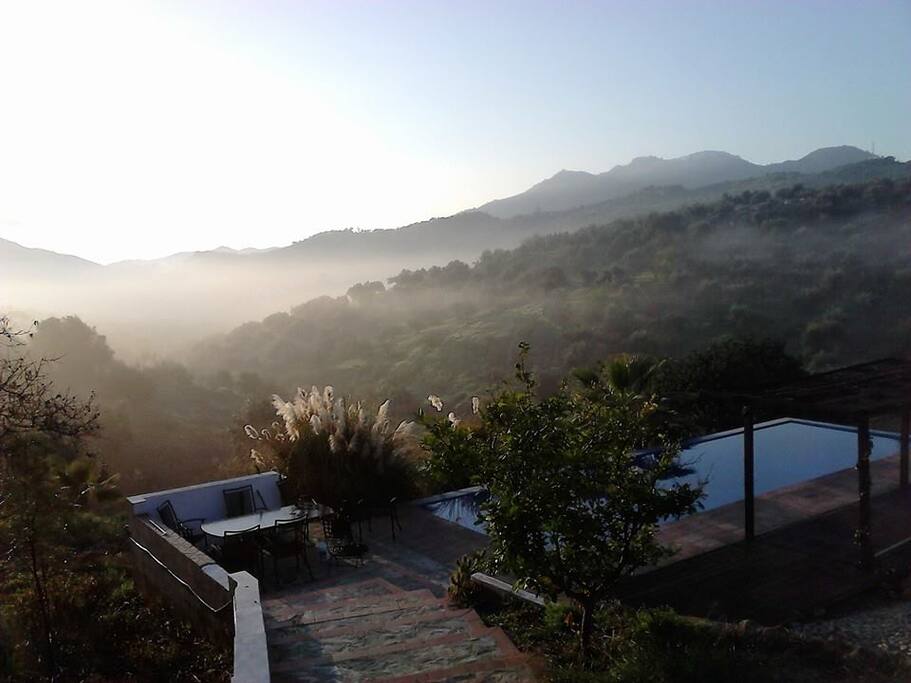 Cooler temperatures offer different views across the landscape