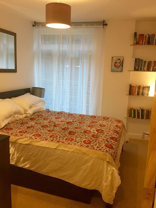 The bedroom with king bed