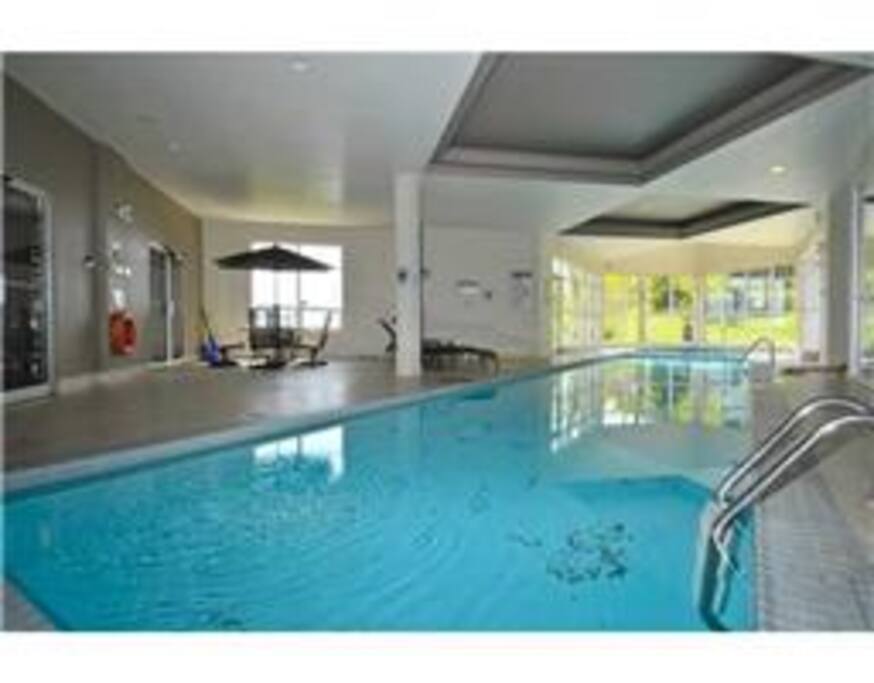 Lap pool and jaccuzi