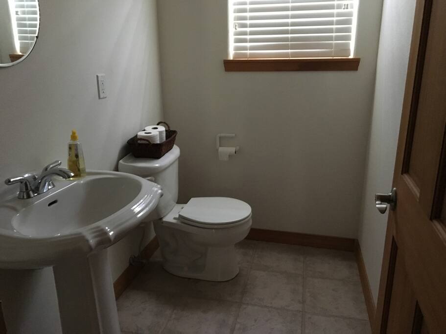 Powder room main floor