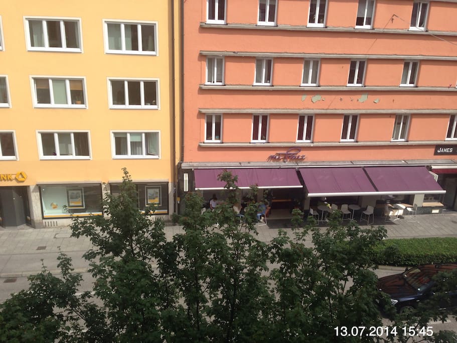 Outside
