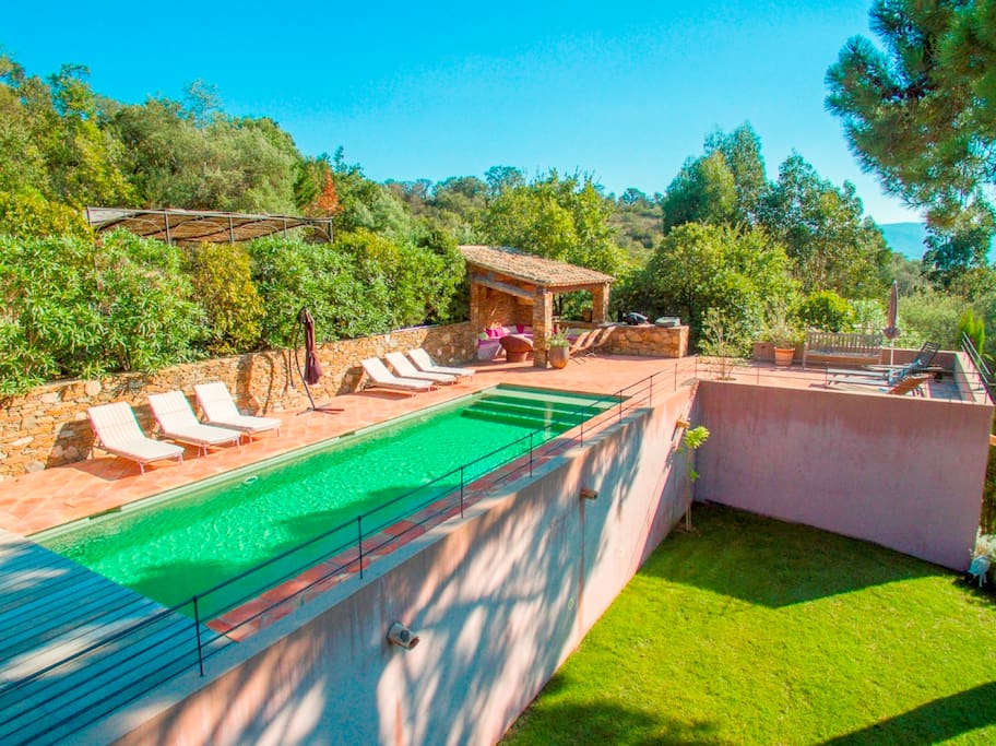 volet de fermeture piscine, piscine chauffee