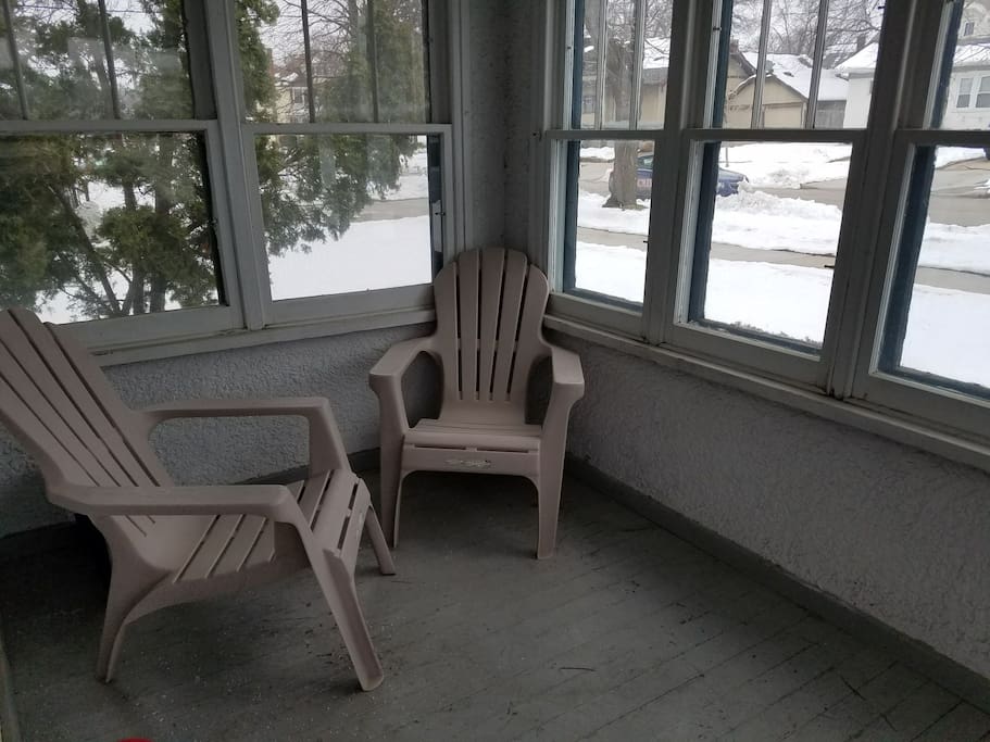 Enclosed porch
