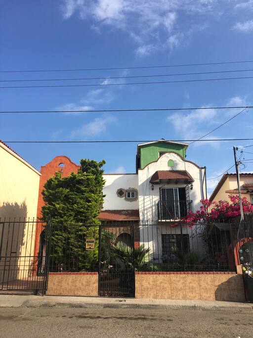 Fachada del domicilio
