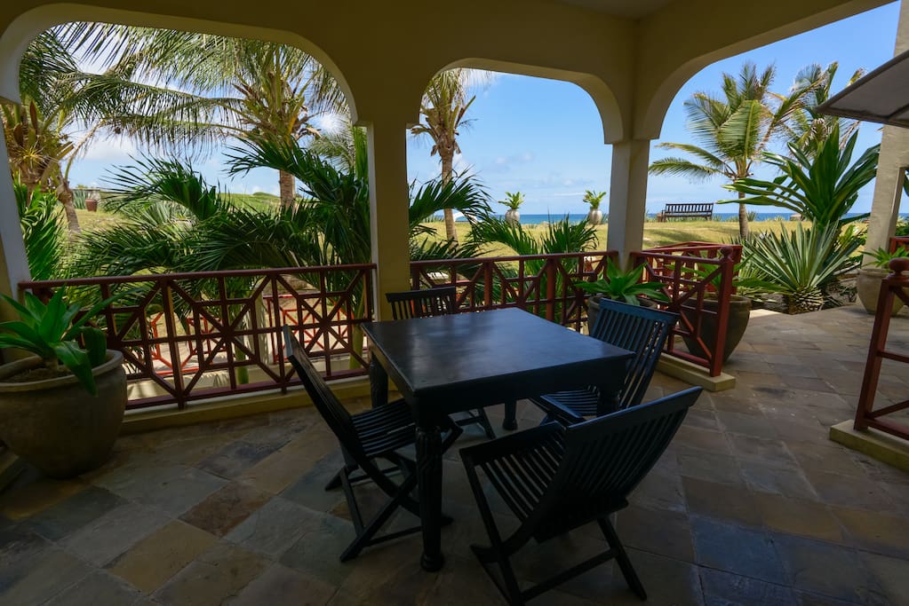 Upstairs terrace by living room
