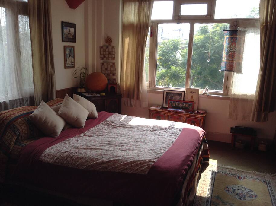 The sunny bedroom