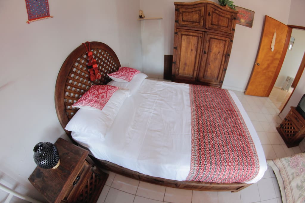 Every room has one closet for your convenience, inside you will find a blanket in case it gets chilly at night!