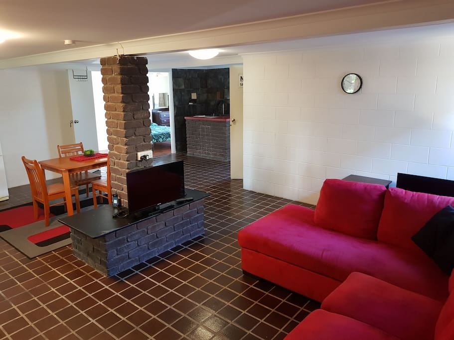 Large lounge area to relax in