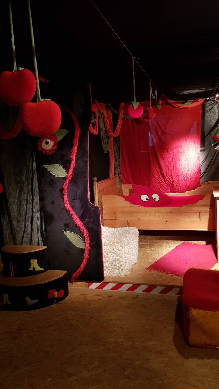 Ecke mit historischem Bett