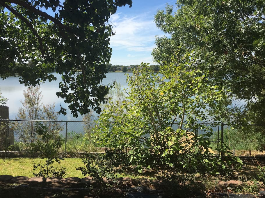 Lake view from downstairs