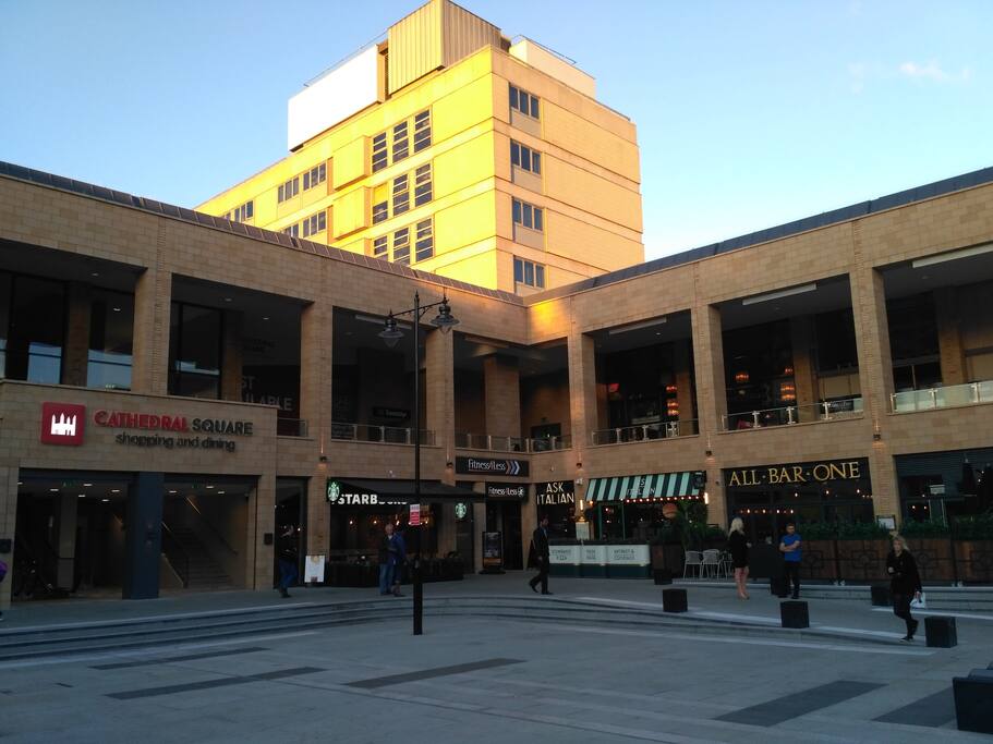 New Cathedral plaza just about 5 minutes from the flat