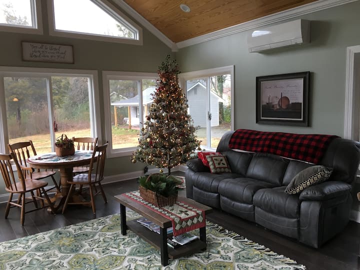 Sunroom 
We change the decor each season.