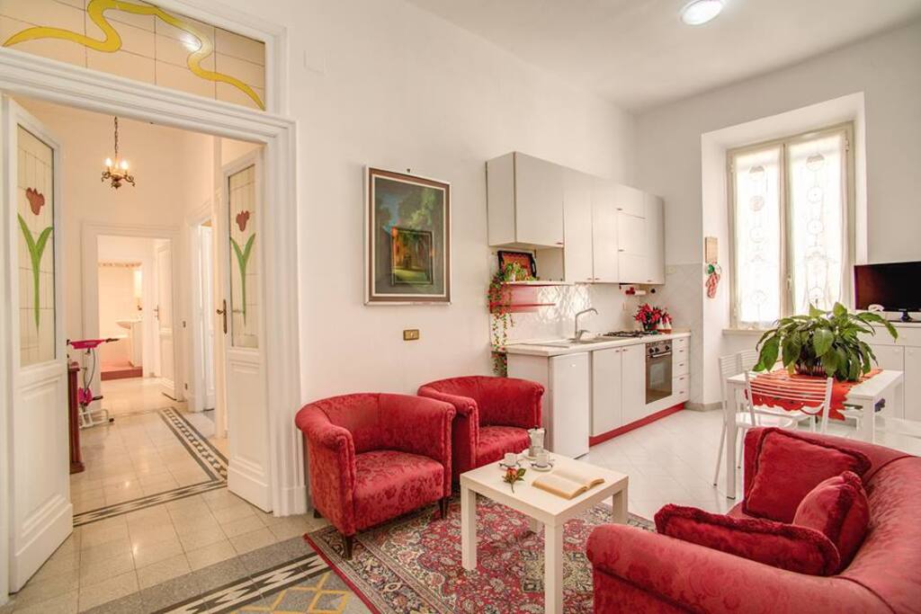 living room/kitchen