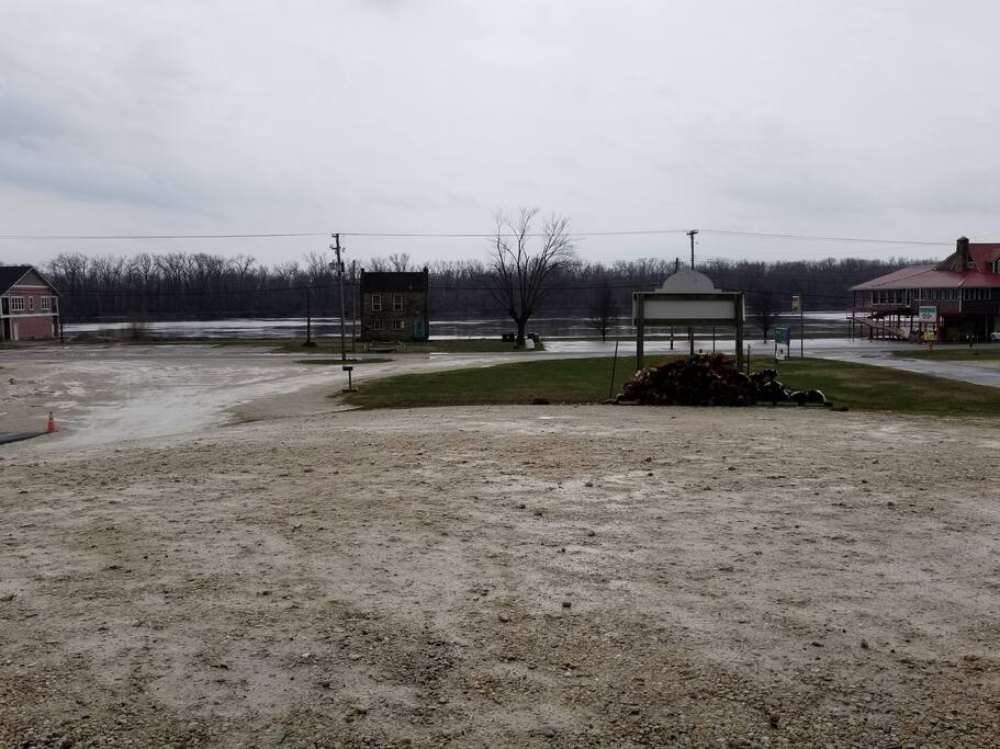 View Of The Mississippi From Front Of The Building