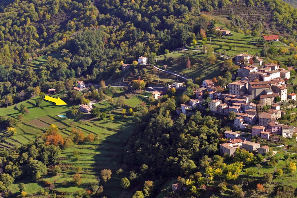 Sillico medioeval village and La Lovanda del Moro.