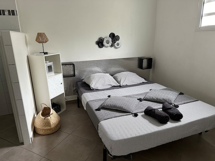 Спалня със самостоятелна душ стая 