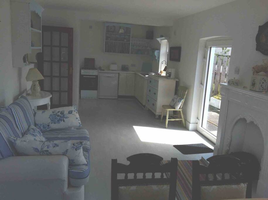Your living room kitchen area