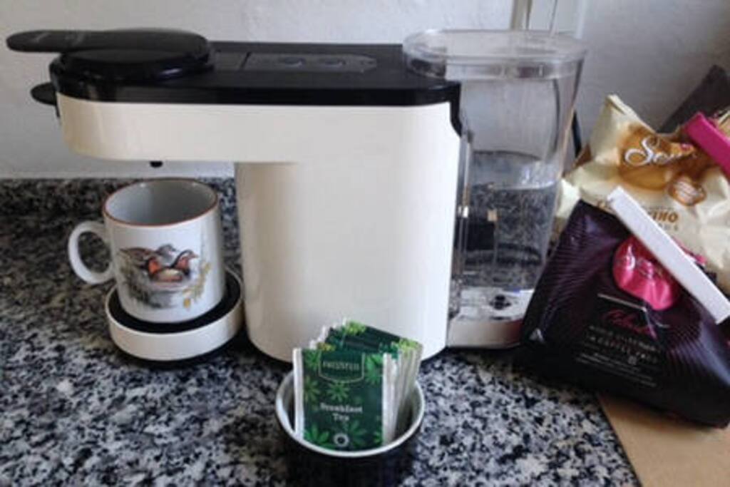 Gratis kaffe og the