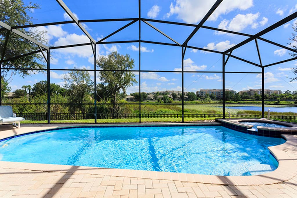 Enjoy the Florida sun by your private pool